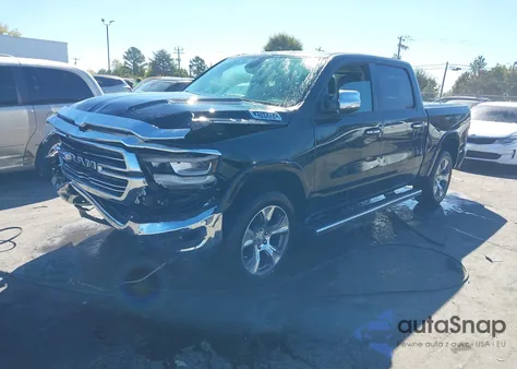 2020 Ram 1500 Laramie 4X4 5'7 Box из США, поврежденный, VIN 1C6SRFJT6LN225791